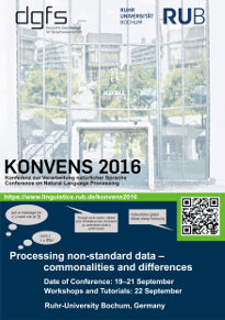 Poster for KONVENS 2016